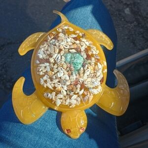 Custom Yellow Turtle with Shells